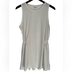 Athleta Sleeveless Mini Dress Size Large Cream